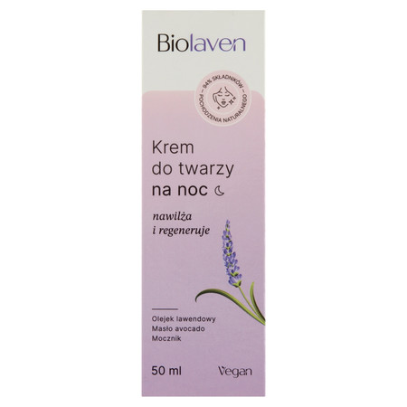 Biolaven - Krem do twarzy na noc - 50 ml