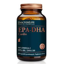 Doctor Life EPA-DHA Cardio 90% Omega-3 EPA 480/ DHA 350 suplement diety 60 kaps.