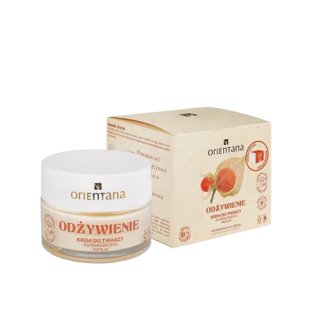 Orientana - Odżywczy krem do twarzy, Ashwagandha 40ml
