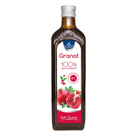 Oleofarm Sok z owoców granatu 100% - 490 ml