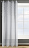 ZASŁONA GOTOWA D91 STELLA 140 X 250 CM SREBRNY