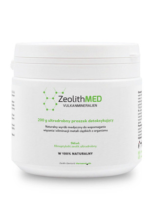 ZEOLITHMED Ultradrobny Zeolit Medyczny Mikronizowany 200 g - wyrób medyczny