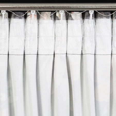 ZASŁONA GOTOWA ALANI NA TAŚMIE 140 X 270 CM CZARNY