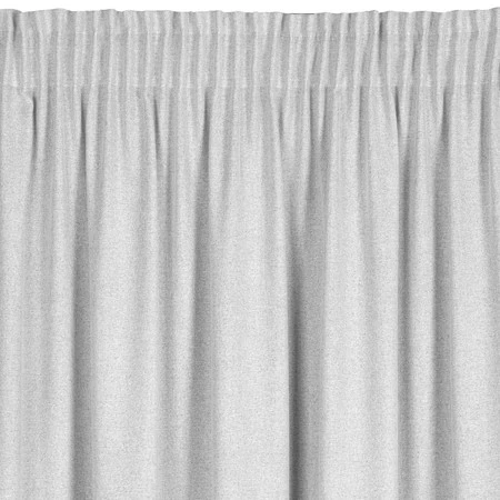 ZASŁONA GOTOWA ERIS NA TAŚMIE 140 X 270 CM SREBRNY