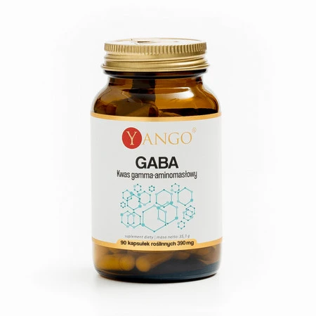 Yango Gaba Kwas gamma-aminomasłowy 390 mg 90 kaps.