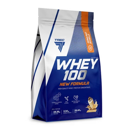 Trec WHEY 100 New Formula Premium Białko 700g smak krem ciasteczkowy