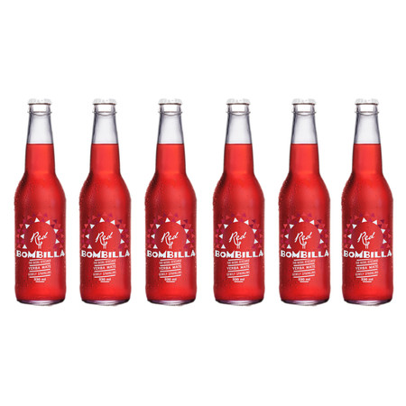 Zestaw 6x Bombilla Yerba Mate Red 330 ml