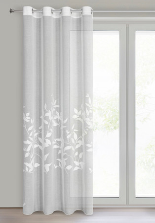 FIRANA GOTOWA ESTELLA 140 X 250 CM BIAŁY