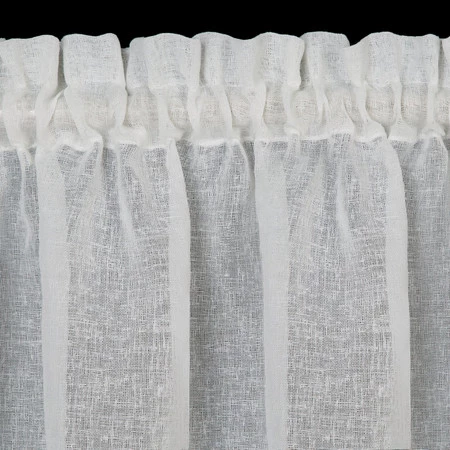 Firana gotowa Dolorez na Taśmie 150 x 30 cm, Biały