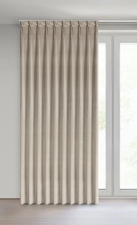 Zasłona ZAS/MELANIE/BEŻ 125X270 FLEX