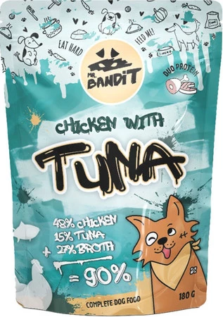 MR.BANDIT Chicken TUNA Kurczak Tuńczyk 180g