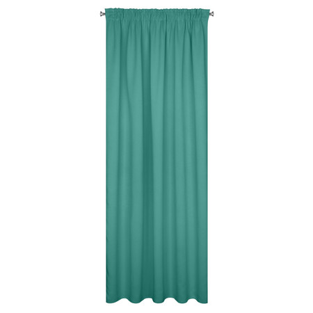 ZASŁONA GOTOWA D91 PARISA NA TAŚMIE 140 X 270 CM TURKUSOWY