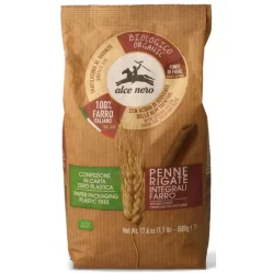 MAKARON (ORKISZOWY RAZOWY) PENNE BIO 500 g - ALCE NERO