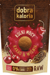 Dobra Kaloria − Kulki mocy, kakao & wiśnia − 58 g
