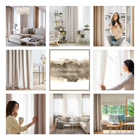 FIRANA GOTOWA ARIA 140 X 250 CM NATURALNY