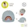 Lassig Czapka z daszkiem dziecięca Little Gang Rainbow light blue 1-2 lata