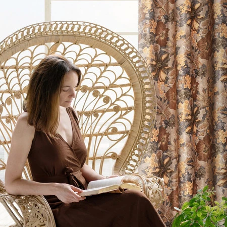 ZASŁONA GOTOWA DIANA 140 X 250 CM RUDY