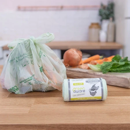 GreenAware, Kompostowalne worki na śmieci 8 L, 40 szt.