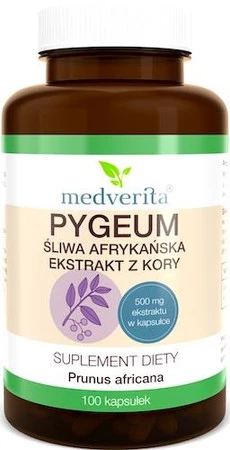 Medverita Pygeum śliwka afrykańska ekstrakt 100 K