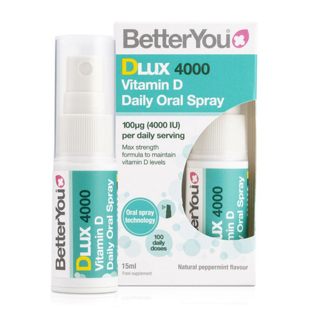  BetterYou − DLUX 4000 Witamina D w sprayu − 15 ml