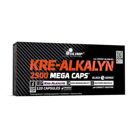 Olimp Kre-Alkalyn 1500 1250 mg Mega Caps kreatyna monohydrat 120 kaps.