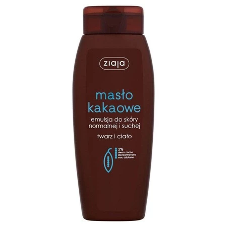 Ziaja, Masło kakaowe, emulsja do twarzy i ciała − 200 ml