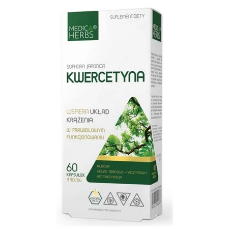 Medica Herbs Kwercetyna 60 kapsułek 95% Kwercetyny 60 kaps