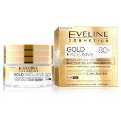 Gold Exclusive 80+ luksusowy odbudowujący krem-serum z 24k złotem 50ml