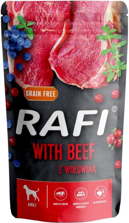 Dolina Noteci Rafi z Wołowiną Pasztet bez zbóż 500g