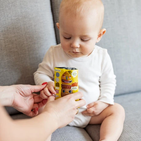 Smileat Triboo, BIO Sminolas, Żelki owocowe bez cukru Jabłko i Cytryna, 25g