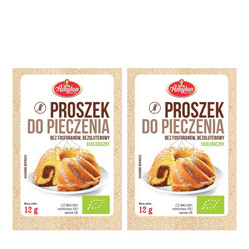 Zestaw: 2x Amylon − Proszek do pieczenia bezgl. - 12 g