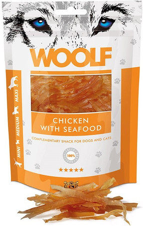 WOOLF Chicken with Seafood Kurczak z Owocami Morza 100g