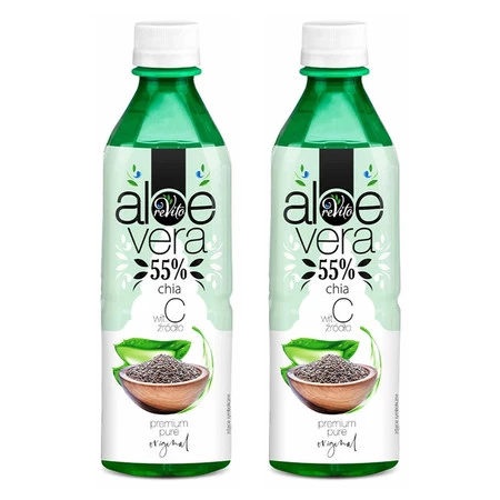 Zestaw 2x Napój aloesowy z chia 500 ml