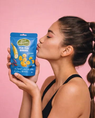 Super Munchies Chipsy Bananowe Peri Peri 30g