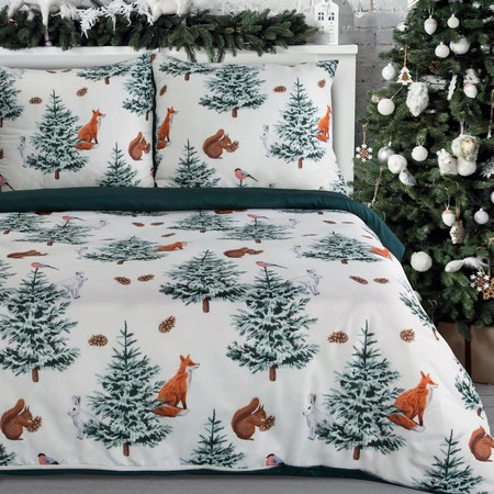 Komplet pościeli świątecznej 220x200 cm z mikrowłókna, Roland