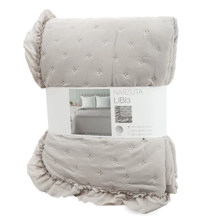 NARZUTA LIBI3 200 X 220 CM SZAROBEŻOWY