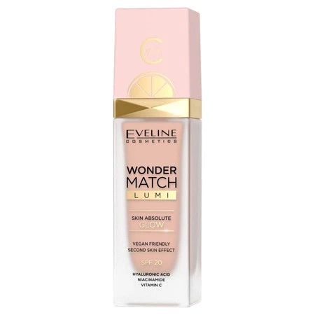 Eveline Wonder Match Lumi Podkład rozświetlający nr 10 Vanilla  30ml