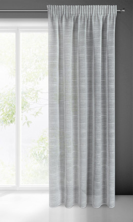 FIRANA GOTOWA ARIA NA TAŚMIE 140 X 300 CM SZARY