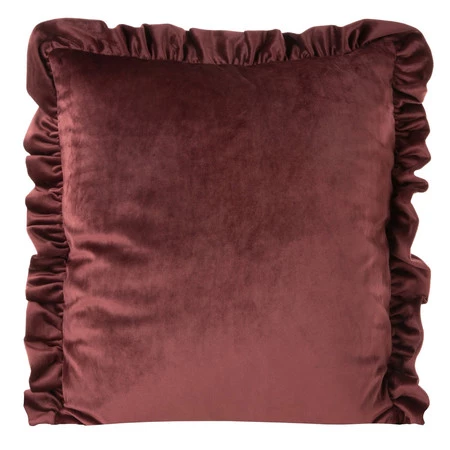 POSZEWKA VELVET 25 45 X 45 CM CZERWONY