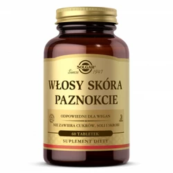 Solgar Włosy Skóra Paznokcie 60 tabl.