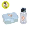 Lassig Zestaw śniadaniowy na lunch Lunchbox + Tritanowa butelka - bidon 460 ml Tiny Drivers Balon