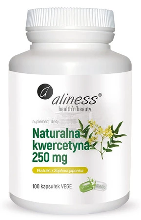 Aliness Naturalna kwercetyna 250 mg x 100 kaps. Vege