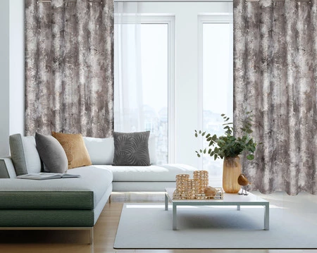 ZASŁONA GOTOWA ESTER 140 X 250 CM STALOWY