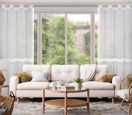 FIRANA GOTOWA SOFI 140 X 260 CM BIAŁY