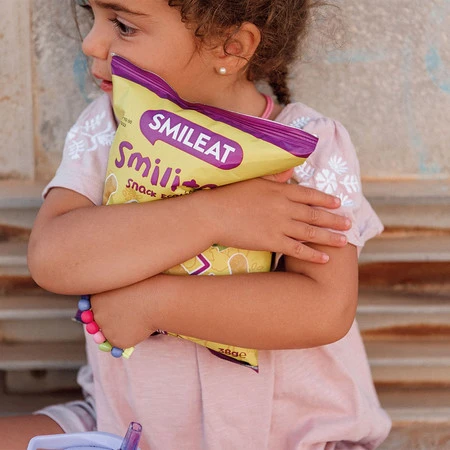 Smileat, BIO Smilitos, Chrupki kukurydziane z oliwą z oliwek z pierwszego tłoczenia 8m+, 38g