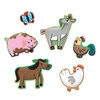 Mudpuppy Puzzle podłogowe Farma z unikalnymi kształtami 25 elementów 2+