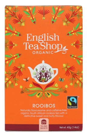 English Tea Shop, Herbata Rooibos, 20 saszetek