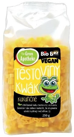 MAKARON (KUKURYDZIANY) DLA DZIECI ŻABKI BEZGLUTENOWY BIO 250 g - APOTHEKE