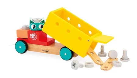 Janod Ciężarówka do składania do ciągnięcia Brico ‘Kids 2+