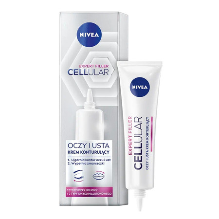 Hyaluron Cellular Filler + Ujędrnienie przeciwzmarszczkowy krem pod oczy 15ml